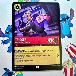 trigger 126/204 [robin hood] - uncommon — disney lorcana: into the inklands